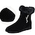 cheap Snow &amp; Winter Boots-Women&#039;s Boots Snow Boots Suede Shoes Winter Boots Outdoor Daily Solid Color Fleece Lined Booties Ankle Boots Winter Rhinestone Flat Heel Round Toe Elegant Fashion Plush Faux Suede Zipper Black