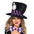 cheap Men&#039;s &amp; Women&#039;s Halloween Costumes-Cosplay Mad Hatter Cosplay Costume Outfits Adults&#039; Women&#039;s Party Cosplay Halloween Mardi Gras Easy Halloween Costumes