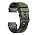 tanie Opaski do zegarków Garmin-Pasek do zegarka na Garmin Fenix 7 7X 6 6X Pro Epix Pro 47mm 51mm Instinct 2X Approach S70 47mm S62 S60 Forerunner 955 945 Epix Marq Descent Quatix 22mm 26mm Silikon Zastąpienie Pasek 22mm 26mm