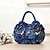 cheap Handbag &amp; Totes-Women&#039;s Handbag Silk Party Daily Flower Durable Anti-Dust Solid Color Black Red Blue