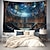 お買い得  風景タペストリー-ファンタジープラネタリウム壁掛けタペストリー壁アート大型タペストリー壁画装飾写真の背景毛布カーテン家の寝室のリビングルームの装飾