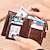Недорогие Мужские сумки-Модный мужской кошелек для монет с блокировкой RFID, мужской кошелек из искусственной кожи на молнии, держатель для кредитных карт, сумка для денег, кошелек