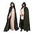 cheap Historical &amp; Vintage Costumes-Retro Vintage Punk &amp; Gothic Medieval 17th Century Cape Cosplay Costume Cloak Wizard Viking Witches Elven Men&#039;s Women&#039;s Unisex Halloween Performance Stage Masquerade Cloak