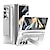 お買い得  サムスン用ケース-電話 ケース 用途 サムスンのギャラクシー Z Fold 5 バックカバー スタンド付き とスクリーンプロテクター 鉛筆ホルダー(ペンなし) PC