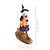 economico Decorazioni Appese e da Tavolo per Halloween-Strega di Halloween bambola figurine in resina ornamento da tavolo decorazione casa ufficio ragazzi ragazze festa di compleanno regalo da collezione