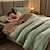 Χαμηλού Κόστους Κουβέρτες &amp; Ριχτάρια-διπλής όψης κοραλί φλις κουβέρτα τριών στρώσεων καπιτονέ παχύ κάλυμμα πάπλωμα φανέλα κουβέρτα διπλή μονή κουβέρτα για ύπνο