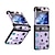 ieftine Carcasă Samsung-telefon Maska Pentru Samsung Galaxy Z Flip 5 Z Flip 4 Z Flip 3 Capac Spate Subțire Placare Protectie pentru intreg corpul Grafic PC
