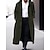 cheap Men&#039;s Trench Coat-Men&#039;s Winter Coat Overcoat Trench Coat Outdoor Daily Wear Fall &amp; Winter Polyester Outerwear Clothing Apparel Fashion Streetwear Plain Hooded Single Breasted