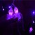 abordables Iluminación interior y para fiestas-Guirnalda de Luces Icicle Halloween LED, 3,5M 96 LED con Efecto Cortina Cascada, Luces Decorativas con Enchufe para Exterior, Casa, Jardín, Terraza, Patio, Fiesta y Decoración Festiva