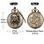 cheap Pocket Watches-Classic Vintage Pocket Watch With Chain Steampunk Bronze Pendant Clock Pirate Skull Pocket Watches Unique Gifts Halloween Decoration