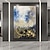 preiswerte Landschaftsgemälde-Großes Wandbild, luxuriöse Goldlinie, abstrakte Kunst, handgemaltes Ölgemälde auf Leinwand, luxuriöses Gemälde für Wohnzimmerdekoration, gespannte Leinwand