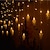 abordables Iluminación interior y para fiestas-Guirnalda de Luces Icicle Halloween LED, 3,5M 96 LED con Efecto Cortina Cascada, Luces Decorativas con Enchufe para Exterior, Casa, Jardín, Terraza, Patio, Fiesta y Decoración Festiva