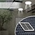 abordables Éclairages pour allées-Télécommande solaire lumière ménage salon couloir balcon plafonnier couloir éclairage extérieur plafonnier solaire 20/40/60/80w