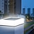preiswerte Bodenlichter-Bunte Änderungen Solar-Säulenkopfleuchte LED-Außenwasserdichte minimalistische Wandleuchte Villa Garten Rasen Innenhof Licht