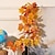 billiga Konstgjorda växter-170 cm konstgjord lönnranka, höstlönnlövsgirland, trädgårdsdekoration för utomhusbruk, dekoration för bröllopsfestfest, dekoration för höstens Thanksgiving halloween-rum