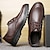 ieftine Oxfords Bărbați-Bărbați Oxfords Pantofi Derby Mocasini din piele Afacere Casual În aer liber Zilnic Piele Respirabil Comfortabil Anti-Alunecare Dantelat Negru Maro Primăvară Toamnă