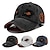 ieftine Pălării Bărbați-Unisex Șapcă de baseball Sapca de baseball Negru Alb Bumbac Brodată Spălat Călătorie Stiluri de Plajă În aer liber Vacanță Simplu Ajustabile Modă