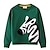 cheap Hoodies &amp; Sweatshirts-Toddler Boys Sweatshirt Pullover Animal Long Sleeve Crewneck Children Top Outdoor Cotton Sweatshirt Sports Fashion Daily Green Fall 3-7 Years