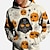 cheap Men&#039;s Pullover Hoodies-Halloween Star Wars Hoodie Mens Graphic Pumpkin Prints Daily Classic Casual 3D Pullover Holiday Going Out Hoodies Orange Long Sleeve Hooded Spring &amp; Fall Darth Vader White Cotton Printed