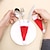 billige Samlefigurer-10 stk julepynt julehatter non-woven hatter julehatter kniv og gaffel sett jule vinflaske dekorasjoner