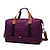 cheap Travel Bags-Men&#039;s Women&#039;s Handbag Shoulder Bag Gym Bag Duffle Bag Hiking Daypacks Oxford Cloth Outdoor Holiday Travel Zipper Adjustable Large Capacity Waterproof Solid Color Black Blue Purple