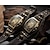 お買い得  機械式腕時計-クールなメンズ スタイル自動機械式アナログ時計スチーム パンク ロック ゴシック レザー ストラップ ブラック ブラウン腕時計弾丸中空彫刻デザイン