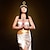 Недорогие Аксессуары-Египетский костюм Рейна, повязка на голову со змеей, аксессуары, египетский головной убор, гибкий женский золотой Египет, украшения с Медузой для Хэллоуина, Марди Гра