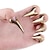 tanie Akcesoria-10 sztuk palec pazury cosplay pazury pierścienie pełny zestaw palców retro metalowy do paznokci punk rock do paznokci palec zbroja gothic talon paznokci opuszek palca pazur do cosplay zdobienia