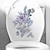Χαμηλού Κόστους Διακοσμητικά Αυτοκόλλητα Τοίχου-αυτοκόλλητο τοίχου με λουλούδια, αυτοκόλλητο τουαλέτας, αυτοκόλλητο υπνοδωματίου, αυτοκόλλητα αξεσουάρ μπάνιου, αφαιρούμενο πλαστικό αυτοκόλλητο, διακόσμηση σπιτιού