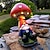 cheap Sculpture &amp; Landscape Lights-Garden Dwarf Mushroom Elf Statue Garden Light LED Resin Sculpture Light Solar Outdoor Patio Lawn Garden Gift Decor Lamp