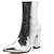 Χαμηλού Κόστους Γυναικείες Μπότες-Γυναικεία Τακούνια Μπότες Μεταλλικές Μπότες Μεγάλα Μεγέθη Go Go Boots ΕΞΩΤΕΡΙΚΟΥ ΧΩΡΟΥ Δουλειά Καθημερινά Συμπαγές Χρώμα Μπότες Mid Calf Μποτάκια μποτάκια Χειμώνας Τεχνητό διαμάντι Πούλιες