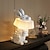 halpa yölamppu-pöytälamppu kanin valo, led-yövalo sängyn vieressä nukkuva sarjakuva pöytälamppu kani miffy lahja söpö koristelahja voidaan käyttää yövalona 110-240v