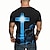 Χαμηλού Κόστους ανδρικό μπλουζάκι 3d-Καθημερινό Ανδρικά 3D εκτύπωση Κοντομάνικη μπλούζα Βαθύ μωβ Heather Grey Μαύρο Κοντομάνικο Στρογγυλή Ψηλή Λαιμόκοψη Πουκάμισο Καλοκαίρι Ρούχα Κανονικό Τ M L XL XXL XXXL