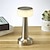 billige Bordlamper-bærbar oppladbar led-bordlampe med berøringssensor dimming perfekt for soverom, stuekontor, høyskolebar, festmiddag og restaurantinnredning