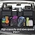 levne Organizéry do auta-1ks Organizér kufru auta se síťovanými kapsami s Multi-Pocket Udržujte auto čisté Tkanina Oxford Pro SUV Auto
