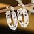 Χαμηλού Κόστους Σκουλαρίκια-Γυναικεία Κουμπωτά Σκουλαρίκια Πολυτελή Κοσμήματα Κλασσικό Πολύτιμος Στυλάτο Απλός Σκουλαρίκια Κοσμήματα Χρυσό / Άσπρο Για Γάμου Πάρτι 1 ζευγάρι