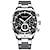 abordables Relojes de Cuarzo-Reloj curren para hombre, relojes de cuarzo deportivos de lujo de marca superior para hombre, reloj de pulsera cronógrafo resistente al agua de acero completo, reloj masculino