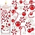 お買い得  クリスマス飾り-6054個のクリスマス花瓶フィラー、花瓶用フローティングパール、クリスマスクリアウォータージェルビーズ、キャンディケインクリスマスデコレーション、センターピース用フローティングキャンドル、フローティングキャンディクリスマスパーティー装飾。
