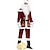 Χαμηλού Κόστους Χριστουγεννιάτικες Στολές-Άγιος Βασίλης Κ. Claus Santa Suits Στολές Ηρώων Ταίριασμα οικογένειας και ζευγαριών Ανδρικά Γυναικεία Στολή Cosplay Οικογενειακά ασορτί ρούχα Χριστούγεννα Χριστούγεννα Μασκάρεμα παραμονή Χριστουγέννων