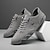 cheap Men&#039;s Handmade Shoes-Men&#039;s Sneakers Handmade Shoes Walking Vintage Casual Outdoor Daily Leather Warm Height Increasing Comfortable Lace-up Black khaki Grey Winter