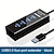 Недорогие USB-концентраторы-концентратор usb 3.0 atolla 4 порта сверхскоростной usb для ноутбуков macbook surface pro ps4/5 флешки жесткие диски