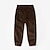 abordables Pantalones-Niños Chico Pantalones Pantalones Color sólido Suave Pantalones Casual Moda Adorable Negro Amarillo Rosa