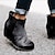 Χαμηλού Κόστους Μπότες αστραγάλου-Γυναικεία Μπότες Μπότες πλατφόρμας Παπούτσια σουέτ Μεγάλα Μεγέθη ΕΞΩΤΕΡΙΚΟΥ ΧΩΡΟΥ Καθημερινά Συμπαγές Χρώμα Μποτάκια μποτάκια Χειμώνας Τακούνι Σφήνα Κρυφό τακούνι Στρογγυλή Μύτη