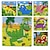 abordables Puzzles-Puzzle 3d en bois pour enfants, cadeaux d&#039;anniversaire, jouets de maternelle, bloc de construction 3d, peinture à six faces