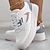 cheap Women&#039;s Sneakers-Women&#039;s Sneakers White Shoes Platform Sneakers White Shoes Outdoor Daily Summer Platform Fashion Casual Preppy PU Lace-up White Light Grey