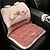 cheap Car Seat Covers-1pc Car Seat Cushion Winter Plush Seat Cushion Universal Car Cushion Winter Car Pig Cartoon Increase Height And Warmth, Home Stool Warm Cushion
