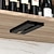 Χαμηλού Κόστους Είδη Μπαρ-κρεμάστρα κρασιού riipoo κάτω από το ντουλάπι, θήκη για ποτήρια κρασιού κάτω από το ράφι, ράφι stemware μαύρη για ντουλάπι, 2-συσκευασία