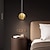 voordelige Eilandlichten-led hanglamp messing creatief nordic decor kroonluchters minimalistische stijl led hanglamp eetkamer nachtkastje plafondlamp 110-240v