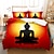 cheap 3D Bedding-Buddha pattern Print Duvet Cover Bedding Sets Comforter Cover with 1 print Print Duvet Cover or Coverlet，2 Pillowcases for Double/Queen/King