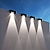 ieftine Aplice de Exterior-Lampă solară pentru spălat perete rgb/iluminare caldă în aer liber, impermeabilă, de înaltă luminozitate, lampă solară de perete, grădină, curte, balcon, gard, garaj, veranda, decorare a peretelui